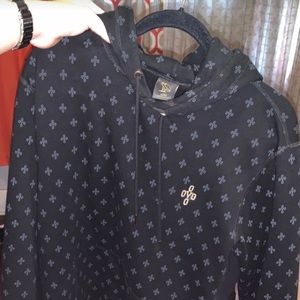 OVO drake black monogram pull-over hoodie! Rare
